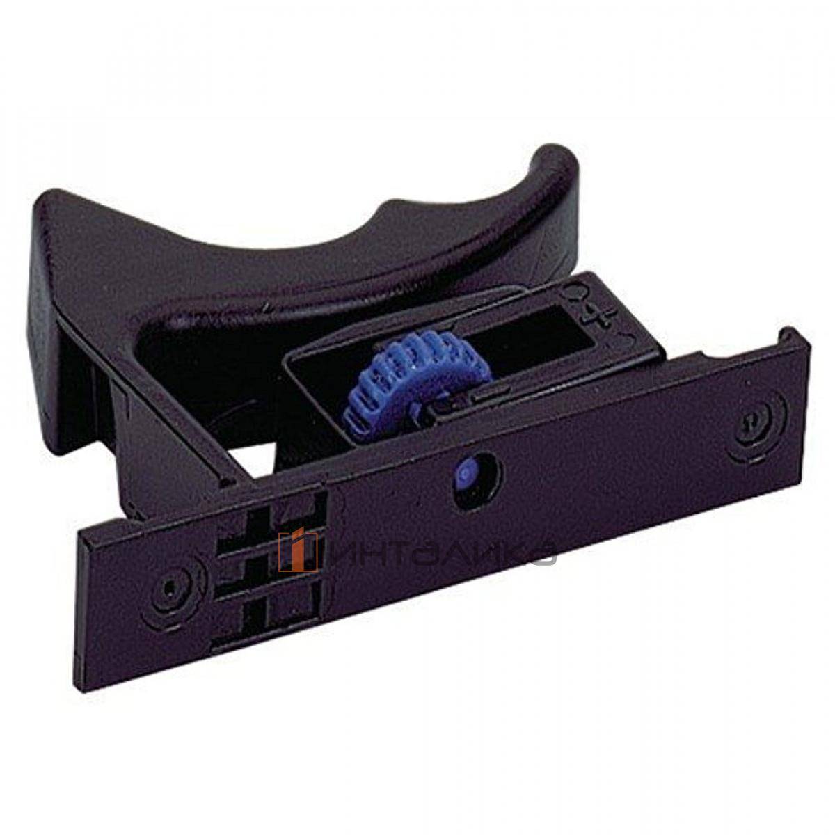 Замок для направляющих HETTICH Квадро 25 / Quadro 25 и Квадро V6 / Quadro V6 надвижного монтажа для деревянных ящиков, левый