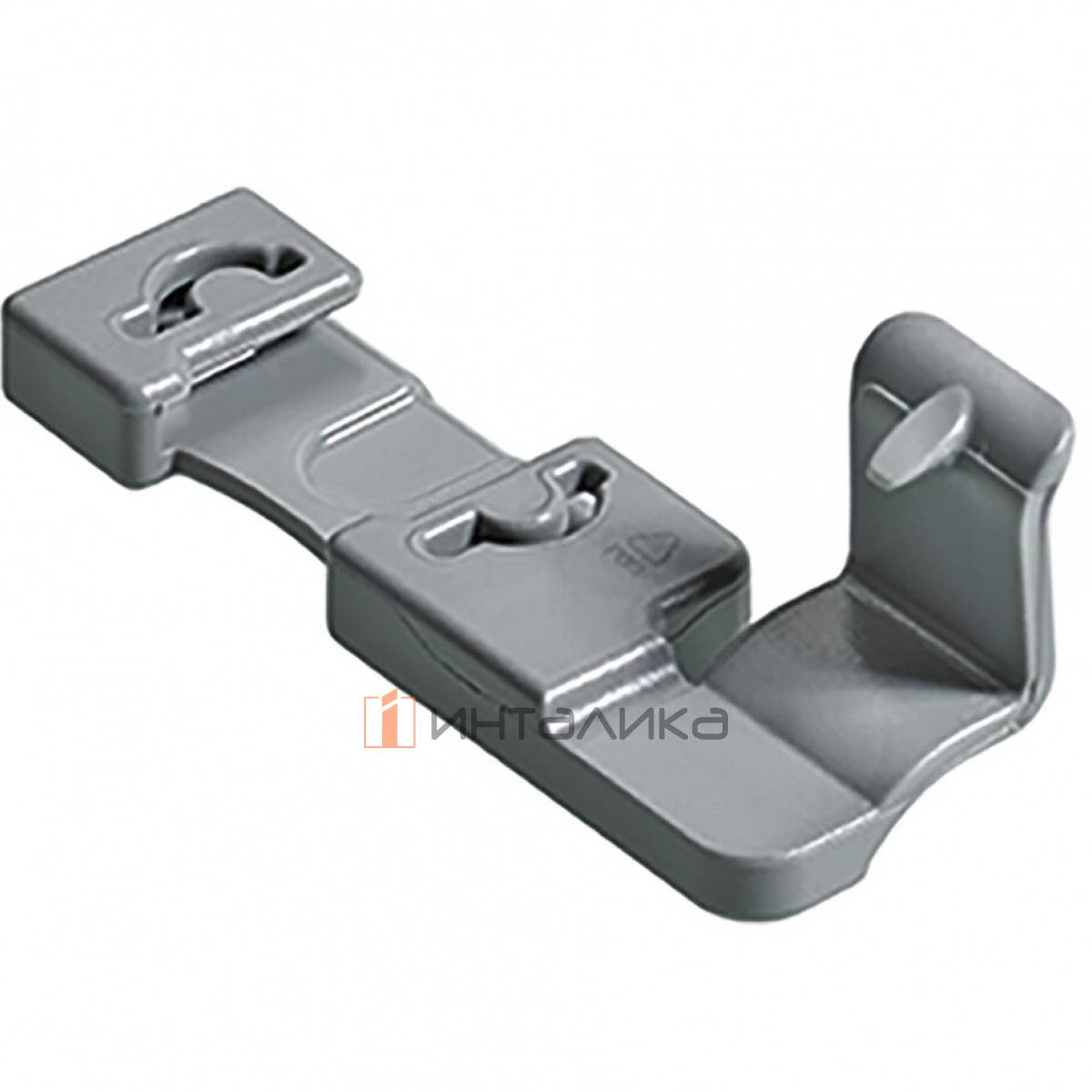 Предохранитель от демонтажа HETTICH для направляющих Квадро / Quadro для деревянных ящиков, левый