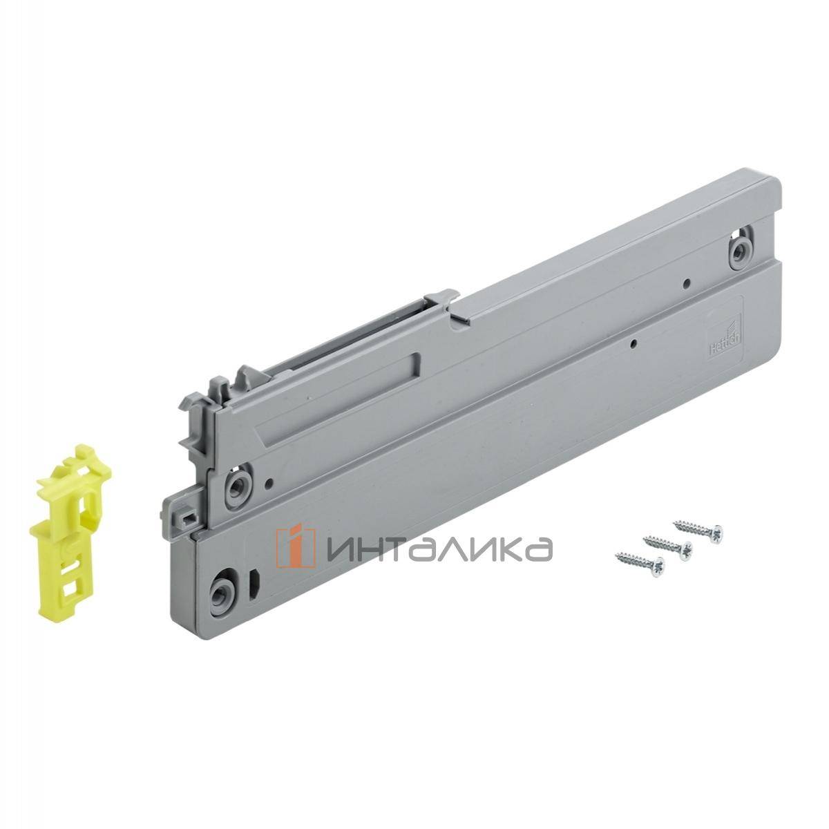 Комплект демпферов Silent System HETTICH ТопЛайн / TopLine L для 2 дверей, плавное открывание, T18-30, G50, монтаж на двери