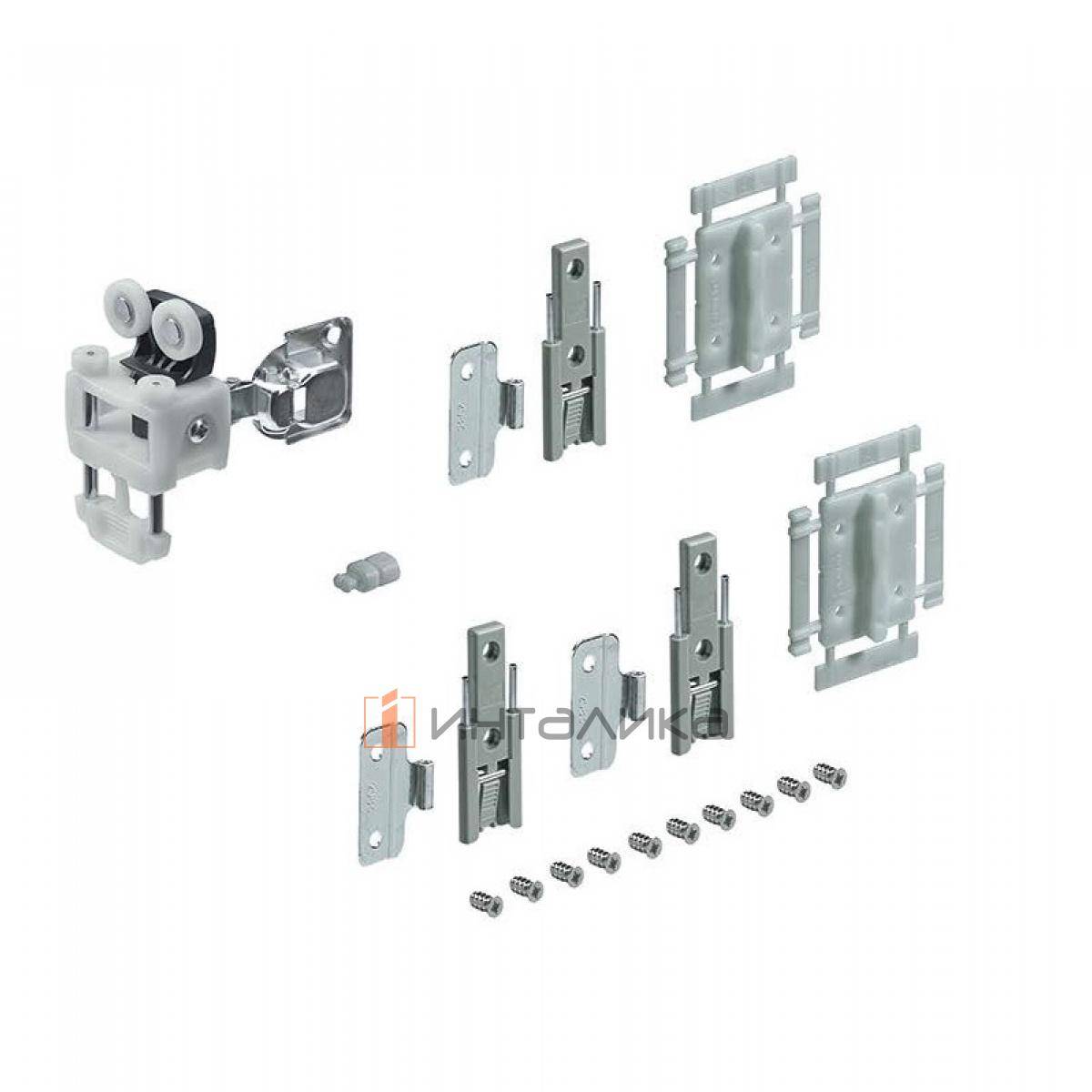Комплект фурнитуры HETTICH ВингЛайн / WingLine L, G12, без функции самозакрывания, без нижнего направляющего элемента, левый
