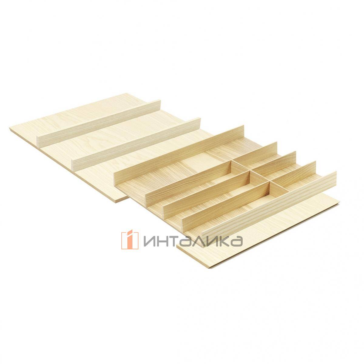 Лоток КЕССЕБЁМЕР / KESSEBOHMER ФайнЛайн Линик, 800-900х500, ясень светлый