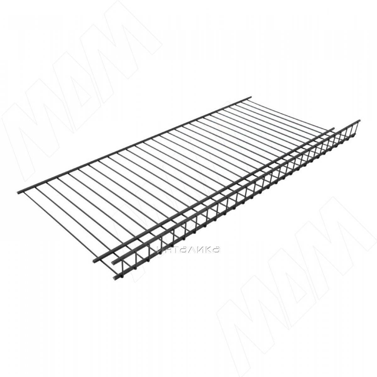 Полка сетчатая, 300*3000 мм, черный (ПС 300*3000 ЧР)