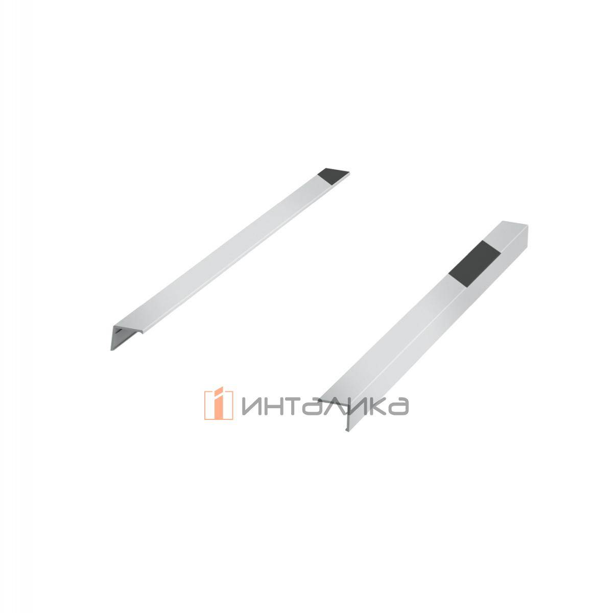 Дизайн-профиль для ящика HETTICH ИнноТех Атира / InnoTech Atira, NL611.5, хром 