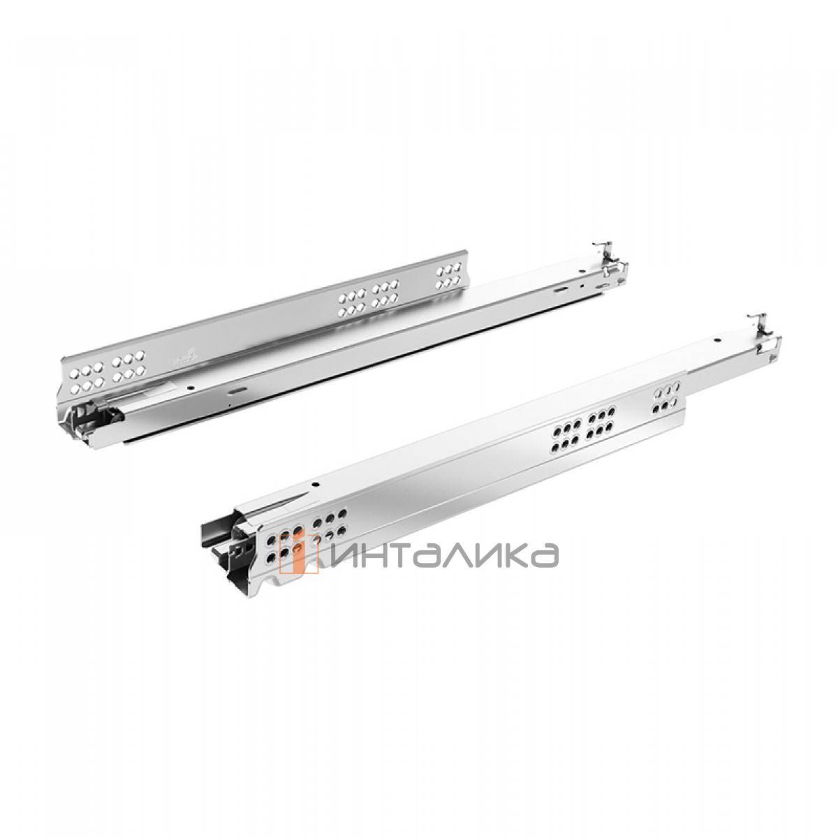 Комплект скрытых направляющих HETTICH Актро Ю / Actro You L, бесшумное закрывание, полное выдвижение, NL600, G40, ЕВ 21