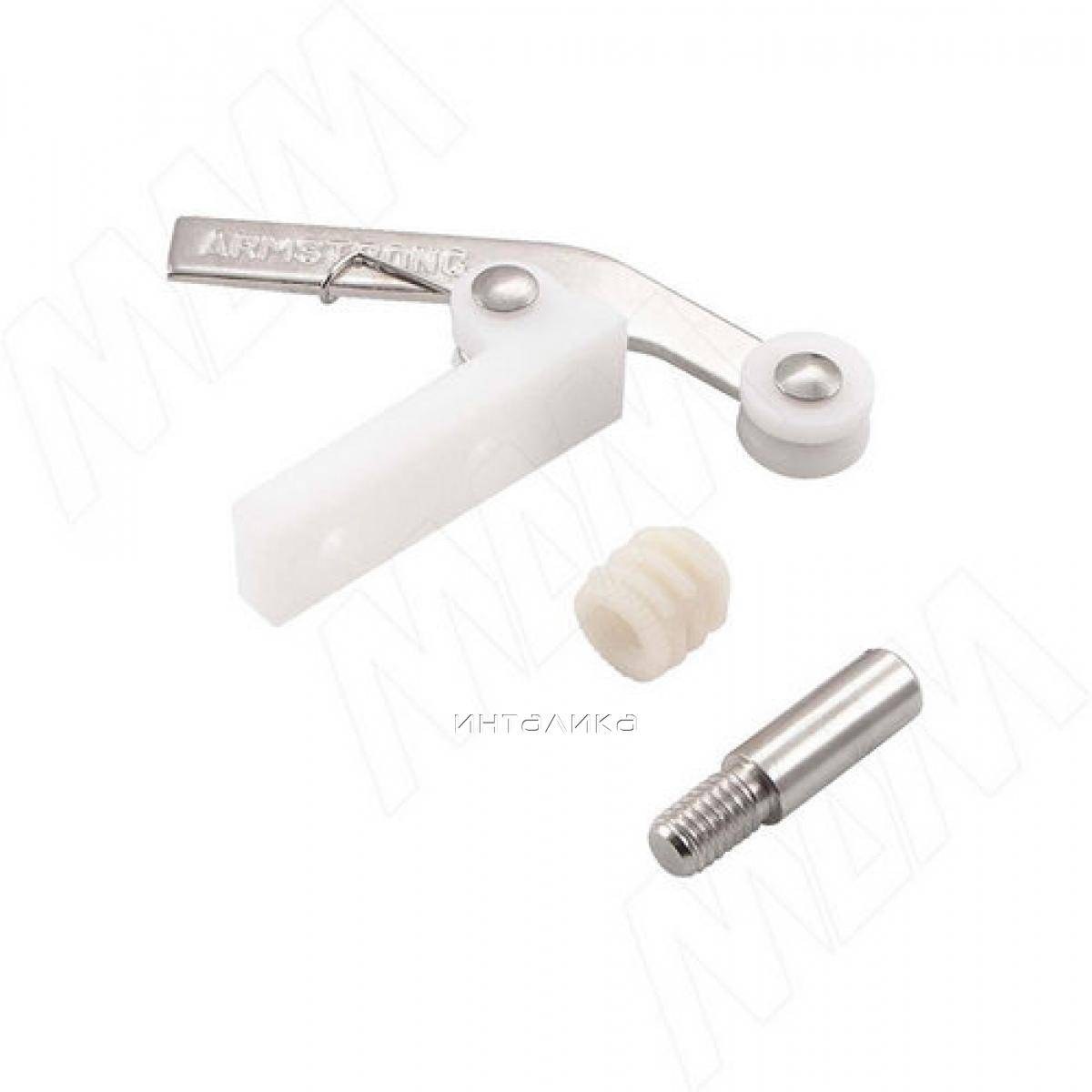 Фиксатор для 2-х распашных дверей, хром (1483.002)