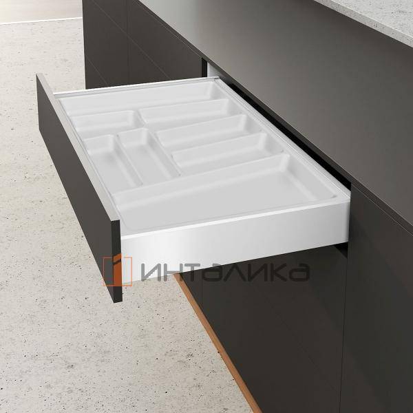 Организация HETTICH ОргаТрей /OrgaTray 740 для ящиков АванТех Ю / AvanTech You, NL500, KB450, 473х376х45, белый