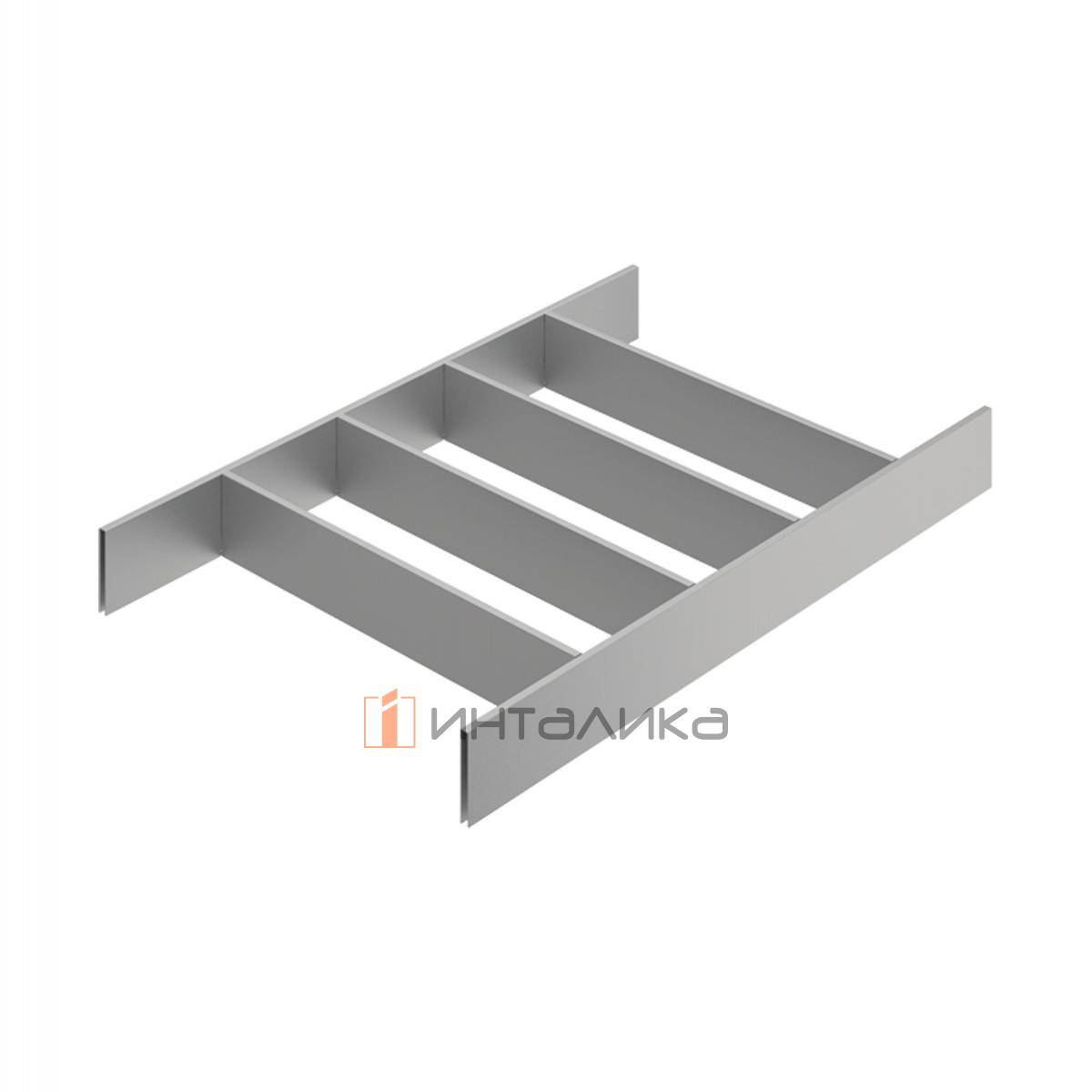 Организация HETTICH ОргаТрей /OrgaTray 630 для ящиков АванТех Ю / AvanTech You, NL450, 271х423х43, серебристый