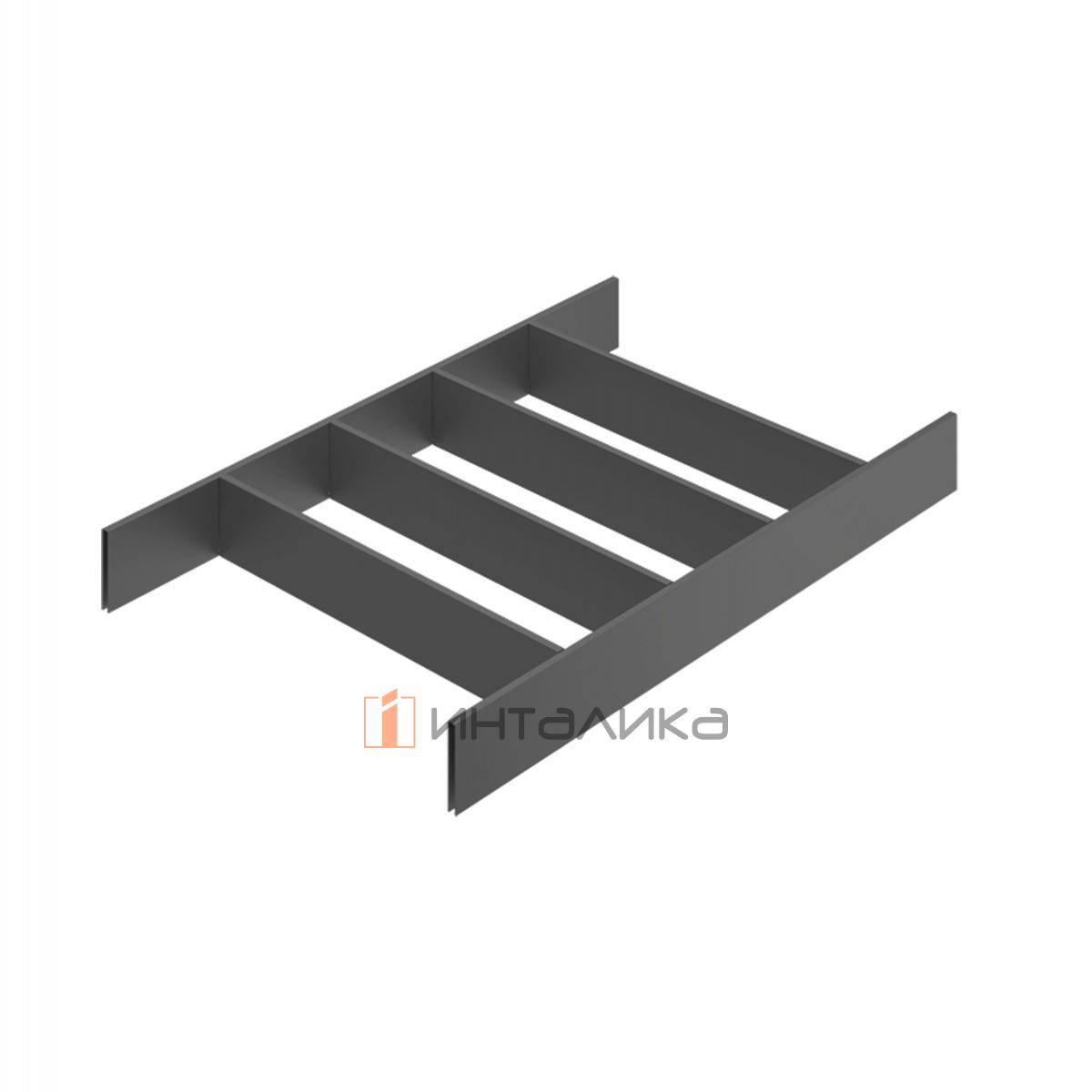 Организация HETTICH ОргаТрей /OrgaTray 630 для ящиков АванТех Ю / AvanTech You, NL450, 271х423х43, антрацит