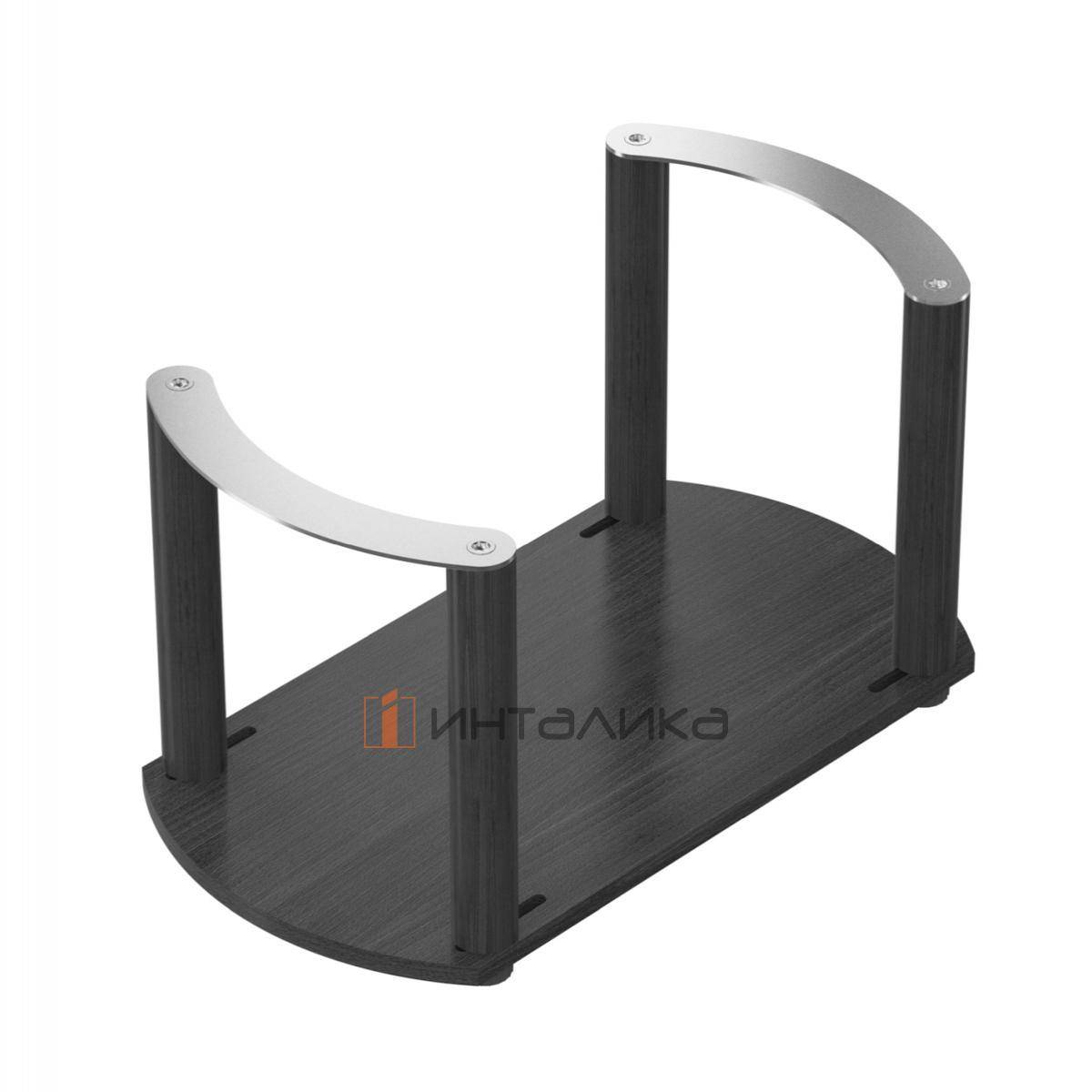 Держатель тарелок HETTICH ОргаСтор / OrgaStore 270 для ИнноТех Атира / InniTech Atira, АркиТех / ArciTech и АванТех Ю / AvanTech You, 180х340х191, лакированный бук, антрацит