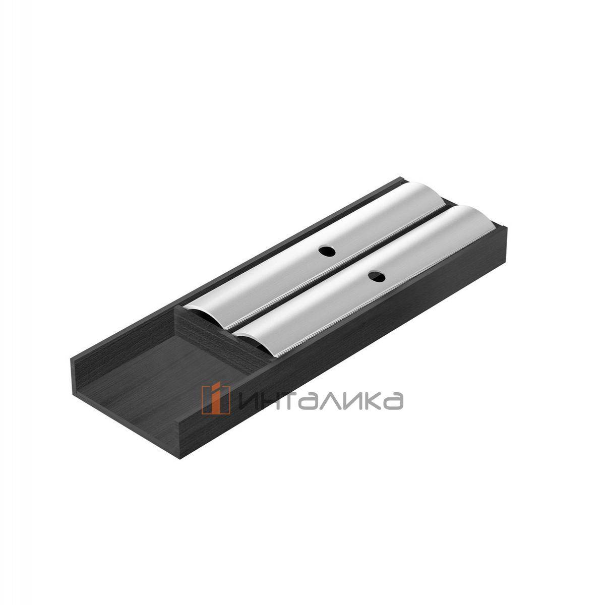 Держатель рулонов HETTICH ОргаТрей /OrgaTray 270, с многофункциональным лотком, для АванТех Ю / AvanTech You, NL450, 150х43х423, антрацит, лакированный бук