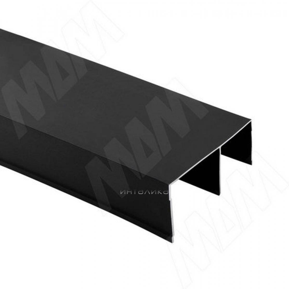 INTEGRO Направляющая верхняя черный, L-6000 (IN05200A)