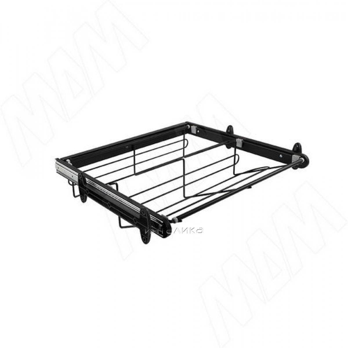 BELLE Корзина для обуви, 900 мм, черный, полн. выдв. (BE90SHBL)