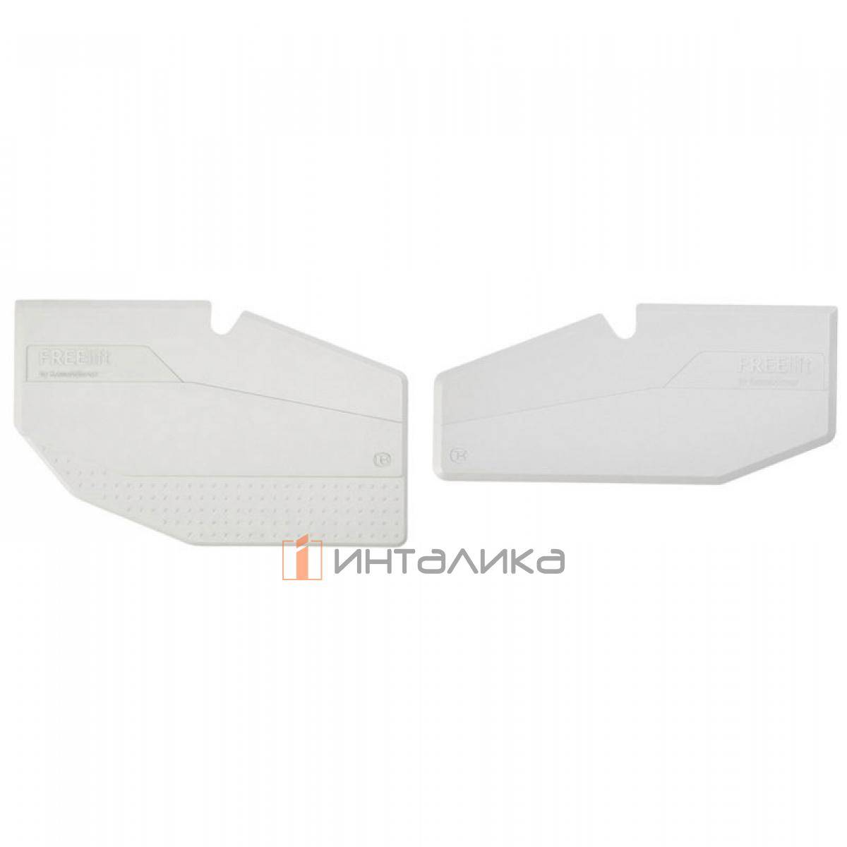 Комплект заглушек КЕССЕБЁМЕР / KESSEBOHMER еТач / eTouch для ФриФолд Шорт / FreeFold Short, левая / правая, белый