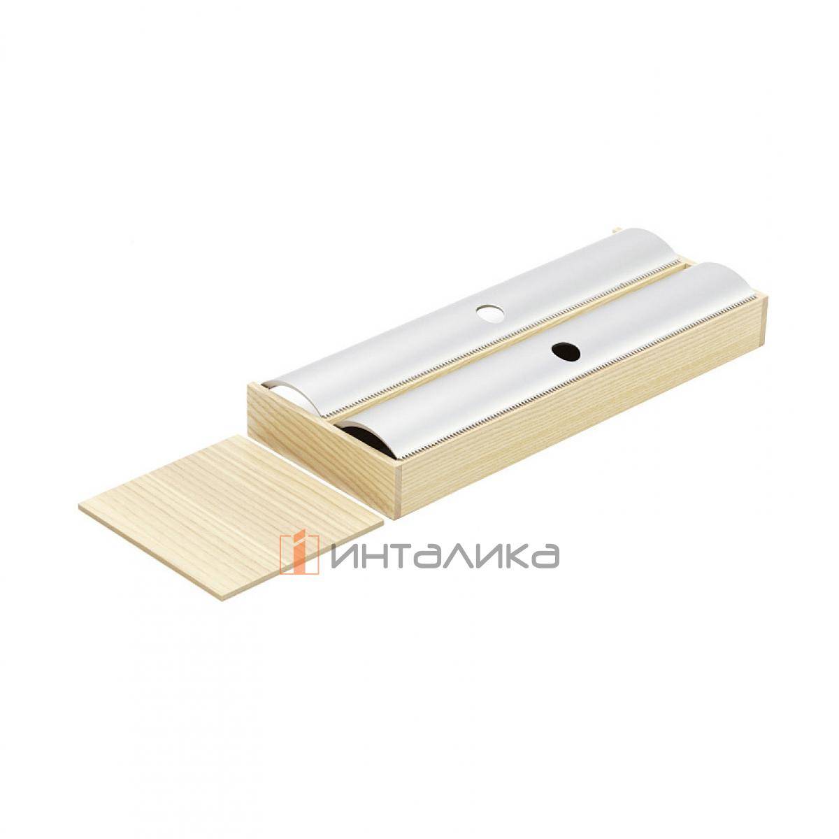 Держатель для фольги КЕССЕБЁМЕР / KESSEBOHMER ФайнЛайн Линик, 137x472x45, ясень светлый