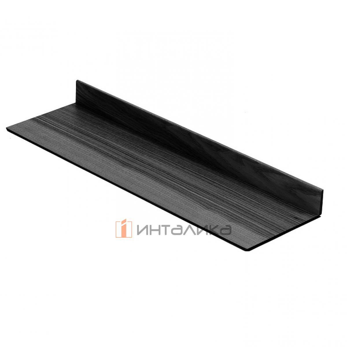 Вставка для глубоких ящиков КЕССЕБЁМЕР / KESSEBOHMER ФайнЛайн Линик, 600x150x49, ясень черный