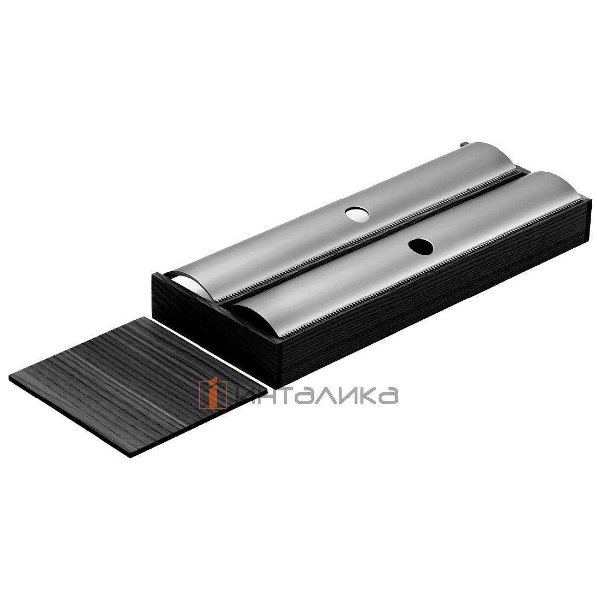 Держатель для фольги КЕССЕБЁМЕР / KESSEBOHMER ФайнЛайн Линик, 137x472x45, ясень черный