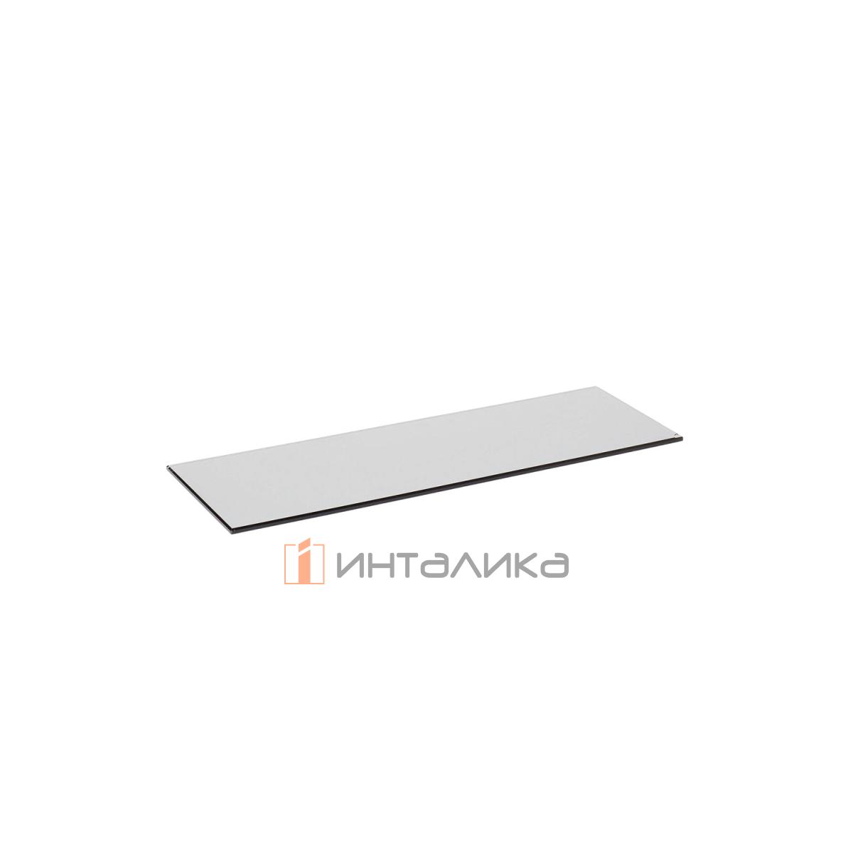 Декоративная накладка КЕССЕБЁМЕР / KESSEBOHMER Линеро Мозаик, для малых полок, матовое стекло, антрацит