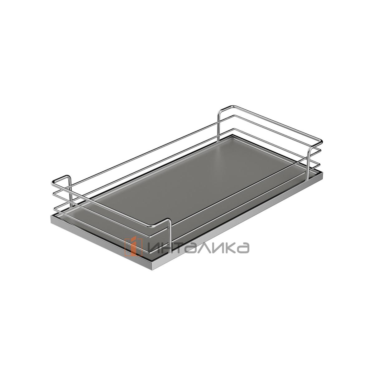 Полка внутренняя КЕССЕБЁМЕР / KESSEBOHMER Тандем II 600, Арена Классик, Антислип, хром