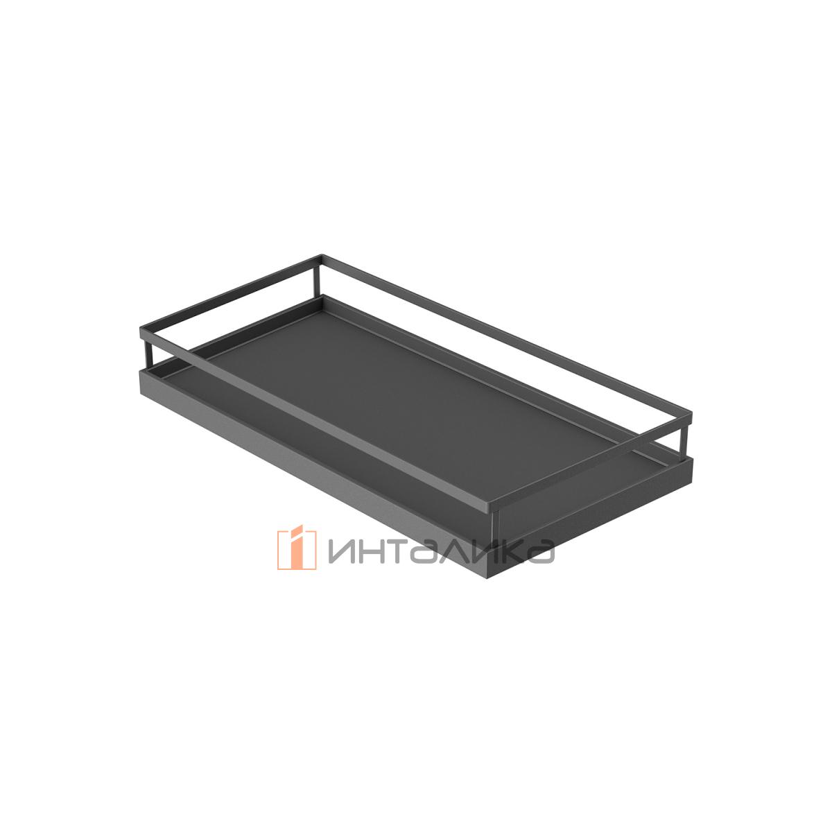 Полка внутренняя КЕССЕБЁМЕР / KESSEBOHMER Тандем II 600, Арена Стиль, Антислип, антрацит