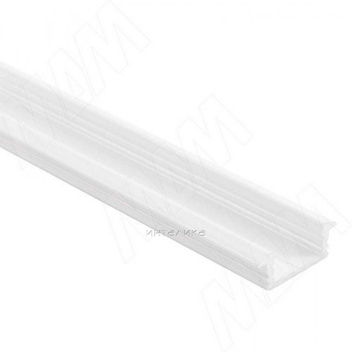 Профиль FM1, врезной, белый матовый, 20х7,5мм, L-3000 (LSP-FM1-ALU-3-WHM)