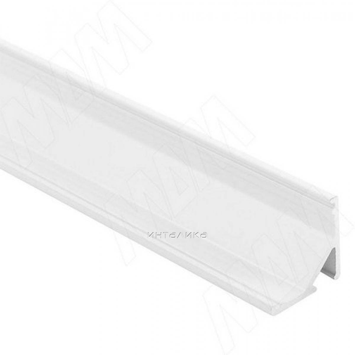 Профиль СМ2, угловой, белый матовый, 16х16мм, для овального рассеивателя, L-3000 (LSP-CM2-ALU-3-WHM)