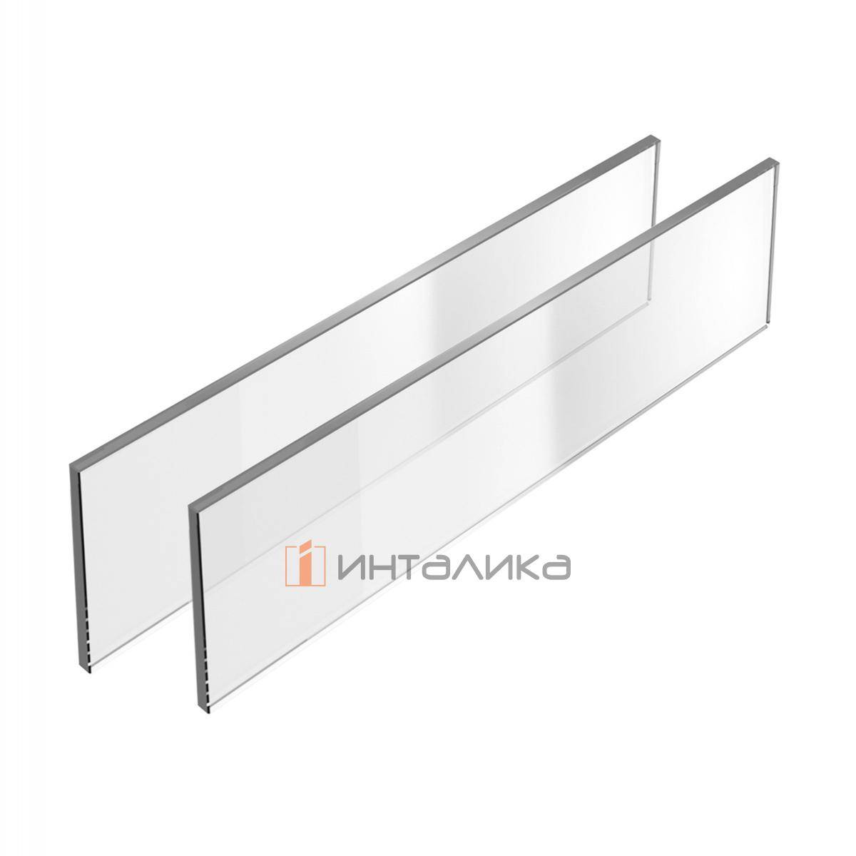 Комплект вставок для боковин ящика HETTICH АванТех Ю Инлей / AvanTech You INLAY, H187, NL550, стекло