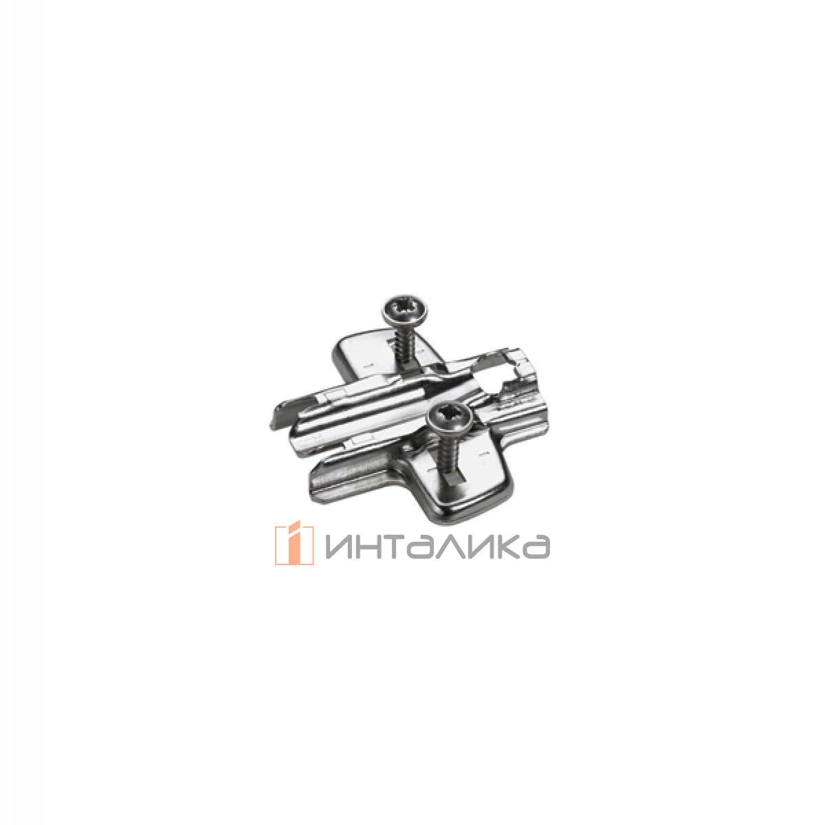 Монтажная планка крестообразная HETTICH 8099 Директ / Direct для Сенсис / Sensys и Интермат / Intermat, LR37, D5, со штифтами и специальными винтами