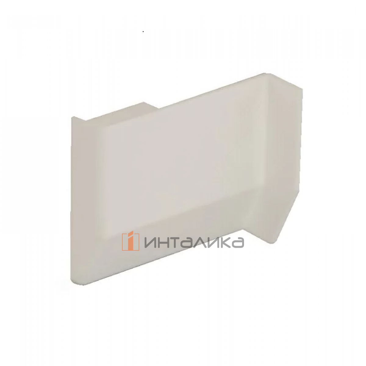 801 Заглушка для мебельного навеса, пластик, белая, левая