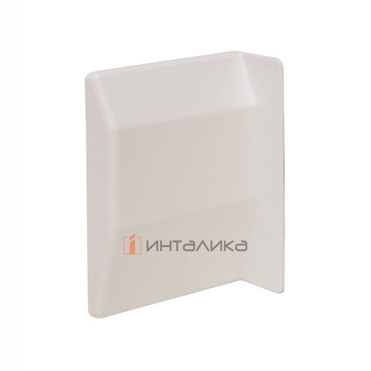 807 Заглушка для мебельного навеса, пластик, белая, левая