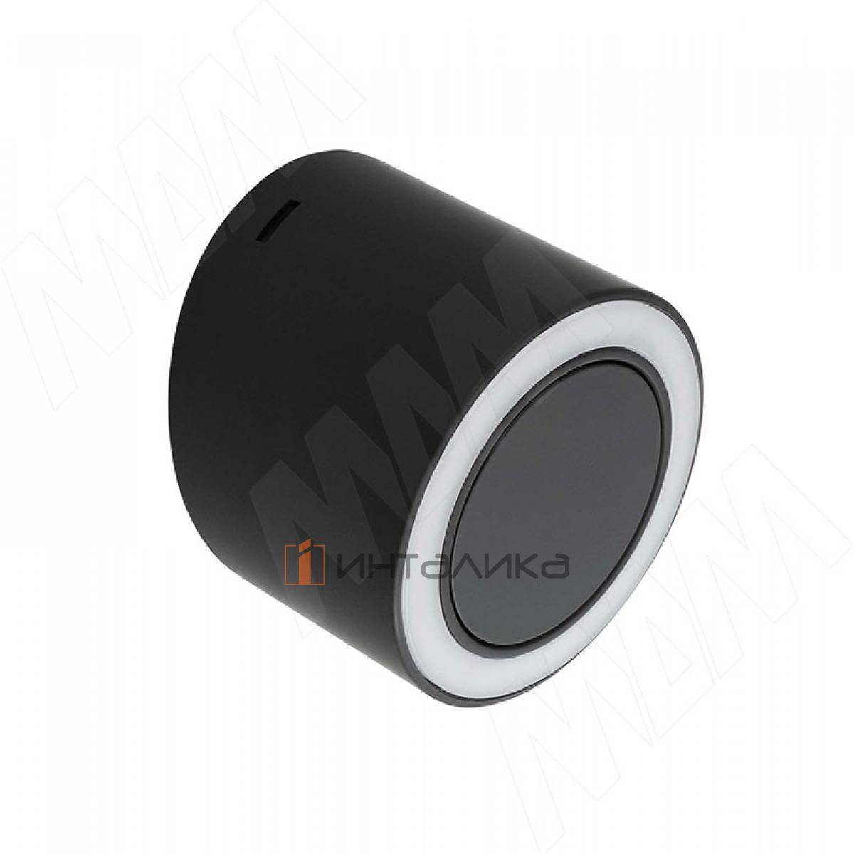 UNIKA Светильник круглый, черный, 24V, теплый и нейтральный белый 2700-4000К, 4,5W (UN24-RNO-BLNWW5)