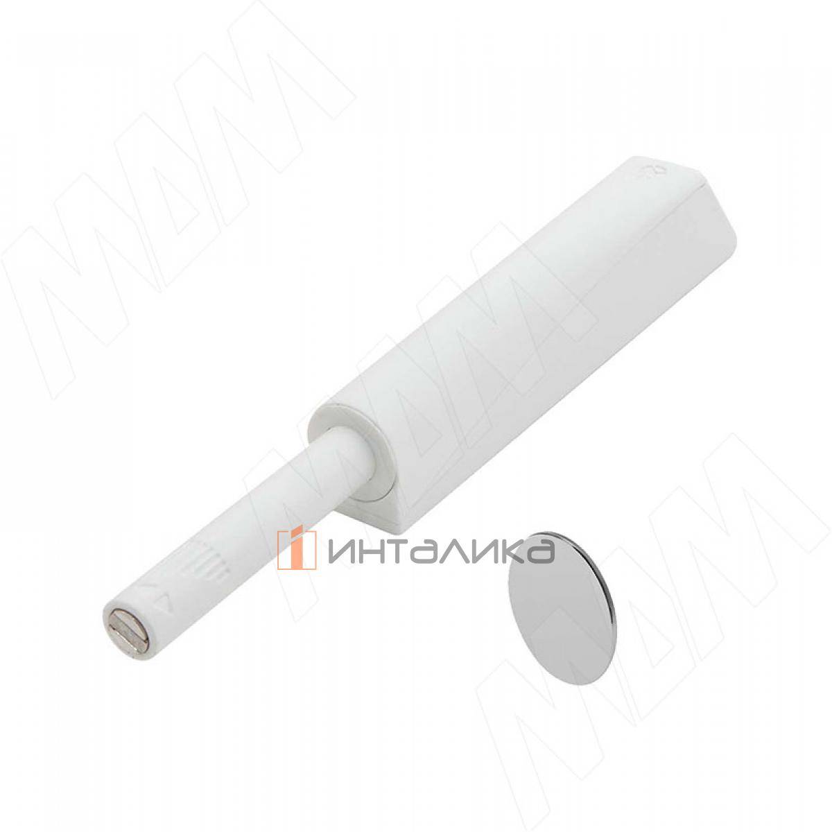 Комплект K-PUSH TECH усиленный 37 мм накладной с магнитом, белый, с крепежом и ответными планками (C010002663)