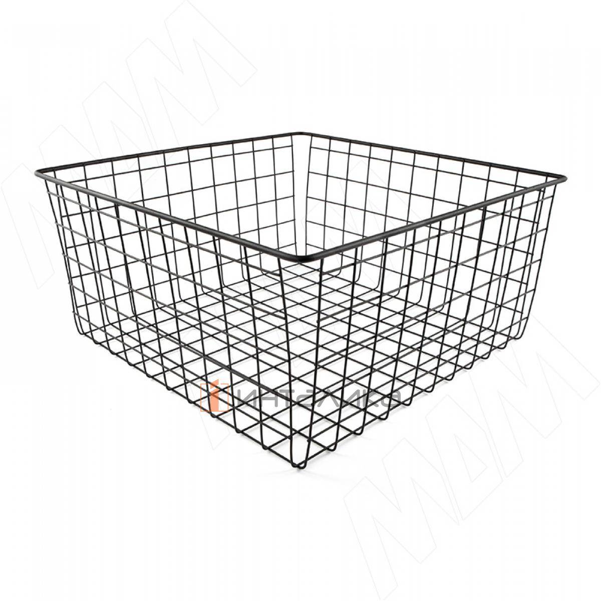BASEКорзинасетчатая120х350х500мм,черный (КС123550 ЧР)