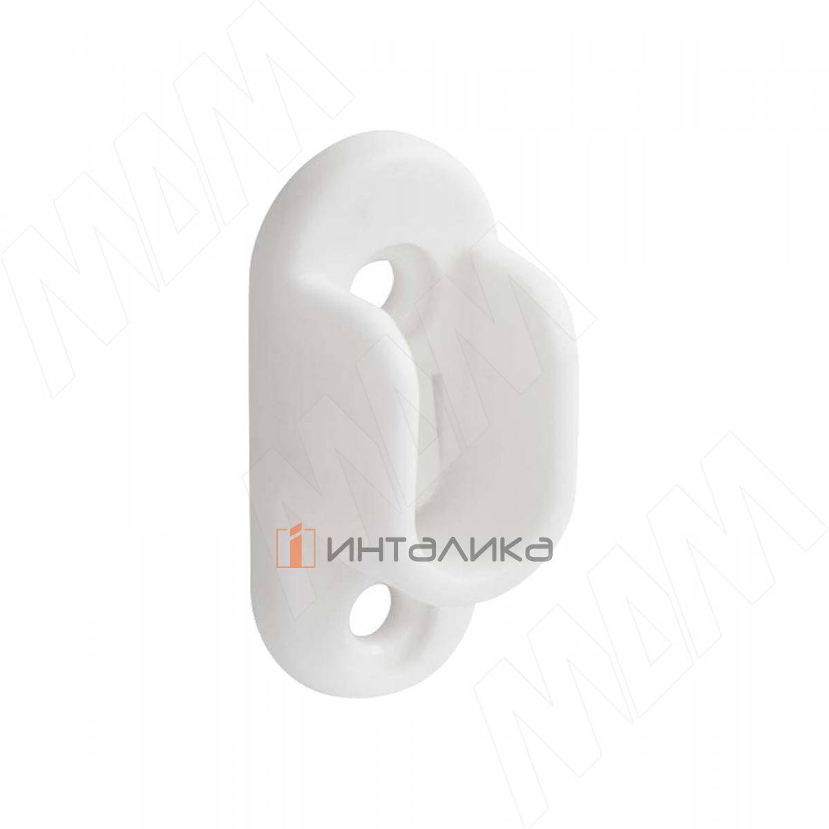 Штангодержатель пластиковый для овальной штанги, белый (RT03PL-WH)