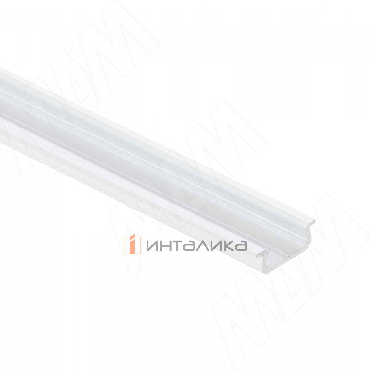 Профиль FM1/F, врезной, белый матовый, 18х6мм, для плоского рассеивателя, L-3000 (LSP-FM1/F-ALU-3-WHM)