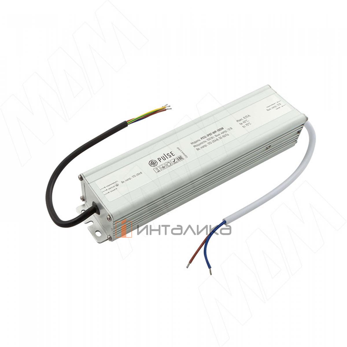 WATERPROOF Блок питания AC-230/DC-12V, IP67, 100W (PS12-IP67-WP-100W)