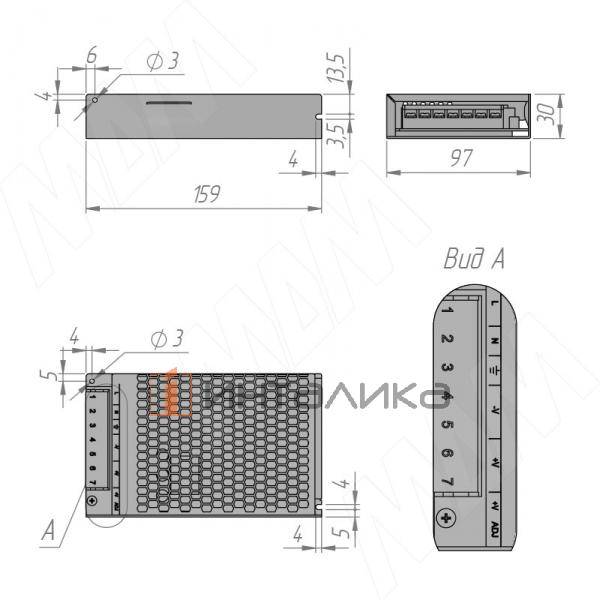 PS24-IP20-ST-U-150W