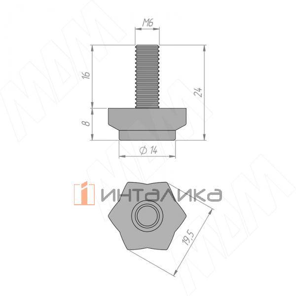 PI05.M6X18.WH