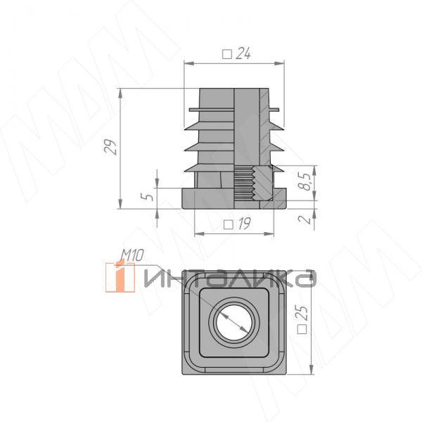 HL.S.25X25.M10.BL
