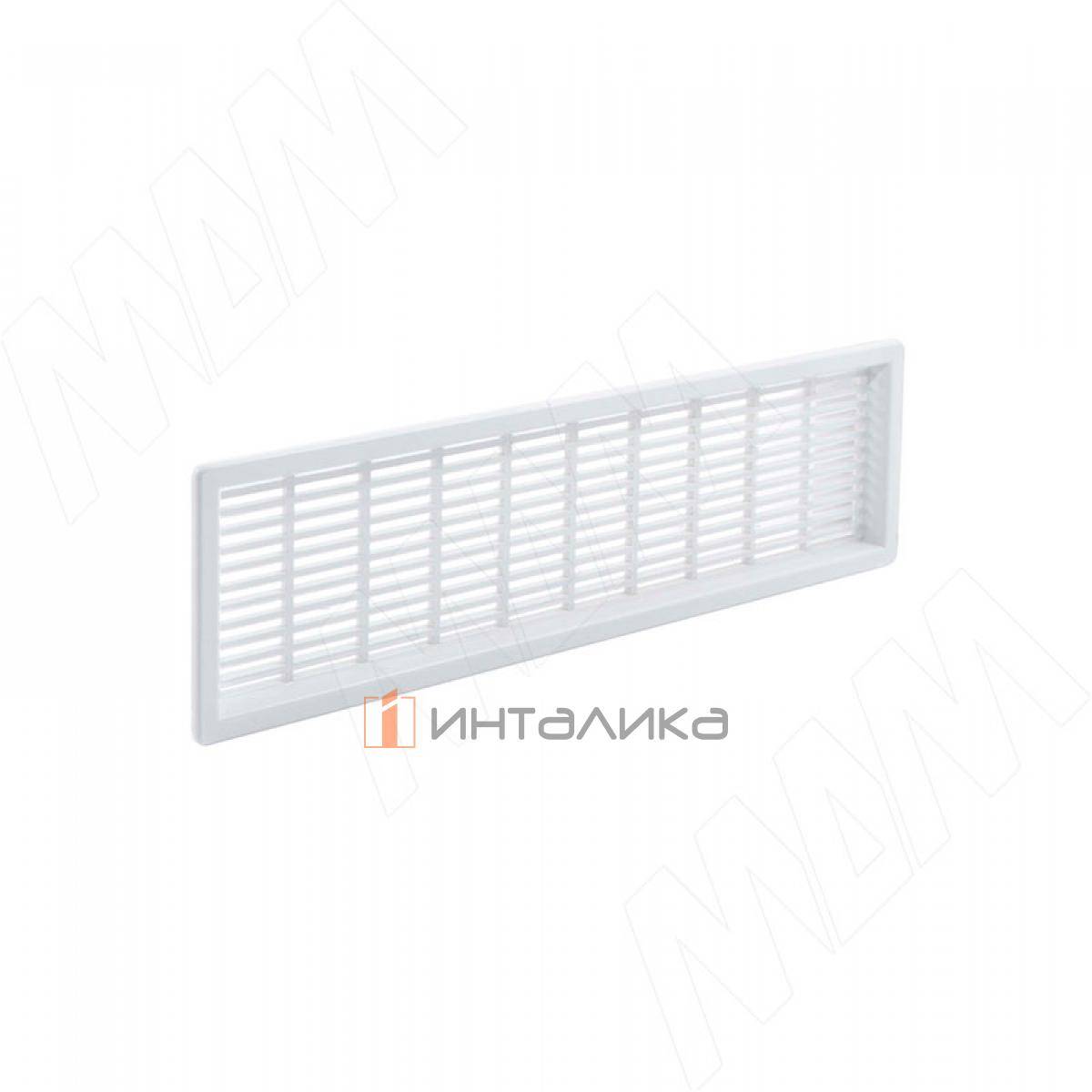 Вентиляционная решетка универсальная, 227x68 мм, пластик, белый (VG-2020 WH)