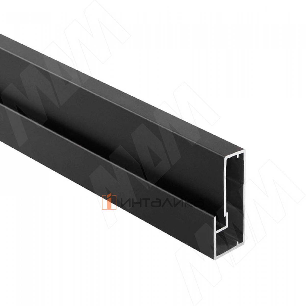 INTEGRO Профиль рамочный широкий, 45х20х20, черный, L-6000 (IN09119A)