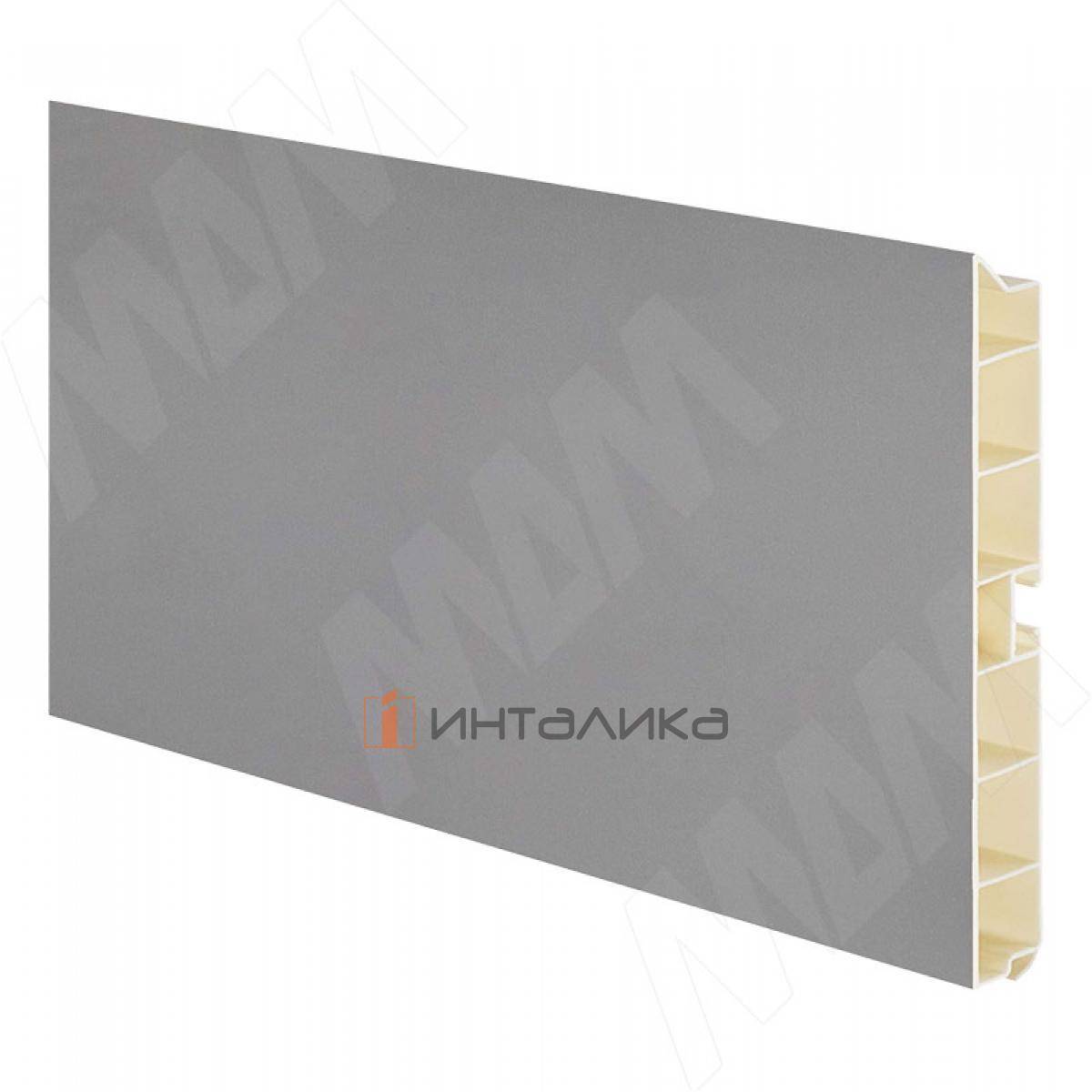 Цоколь пластиковый (высота 120, длина 4000 мм), серый MDC (12.0512 4M)