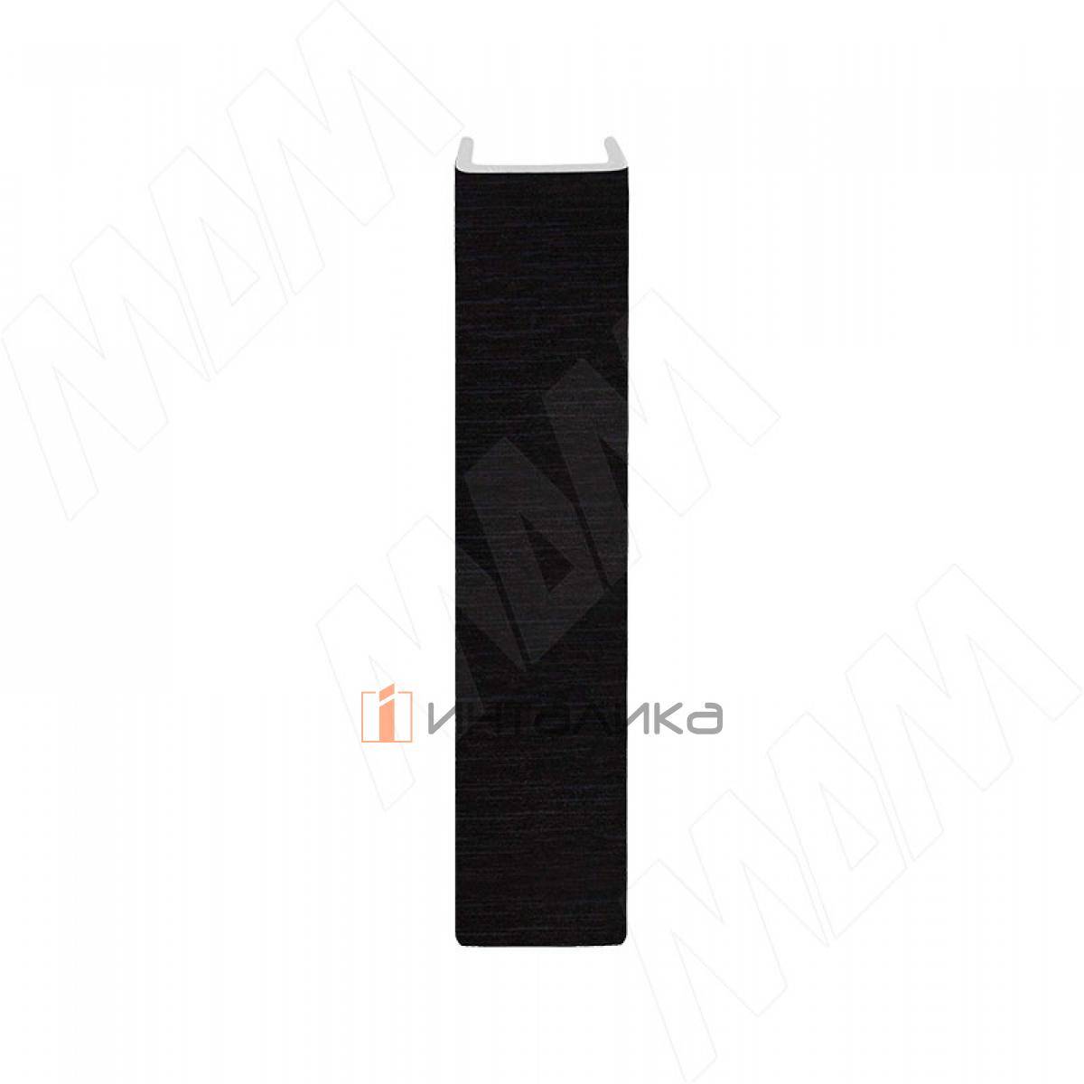 Конечный элемент (высота 100), черный брашированный (19.0499.40)