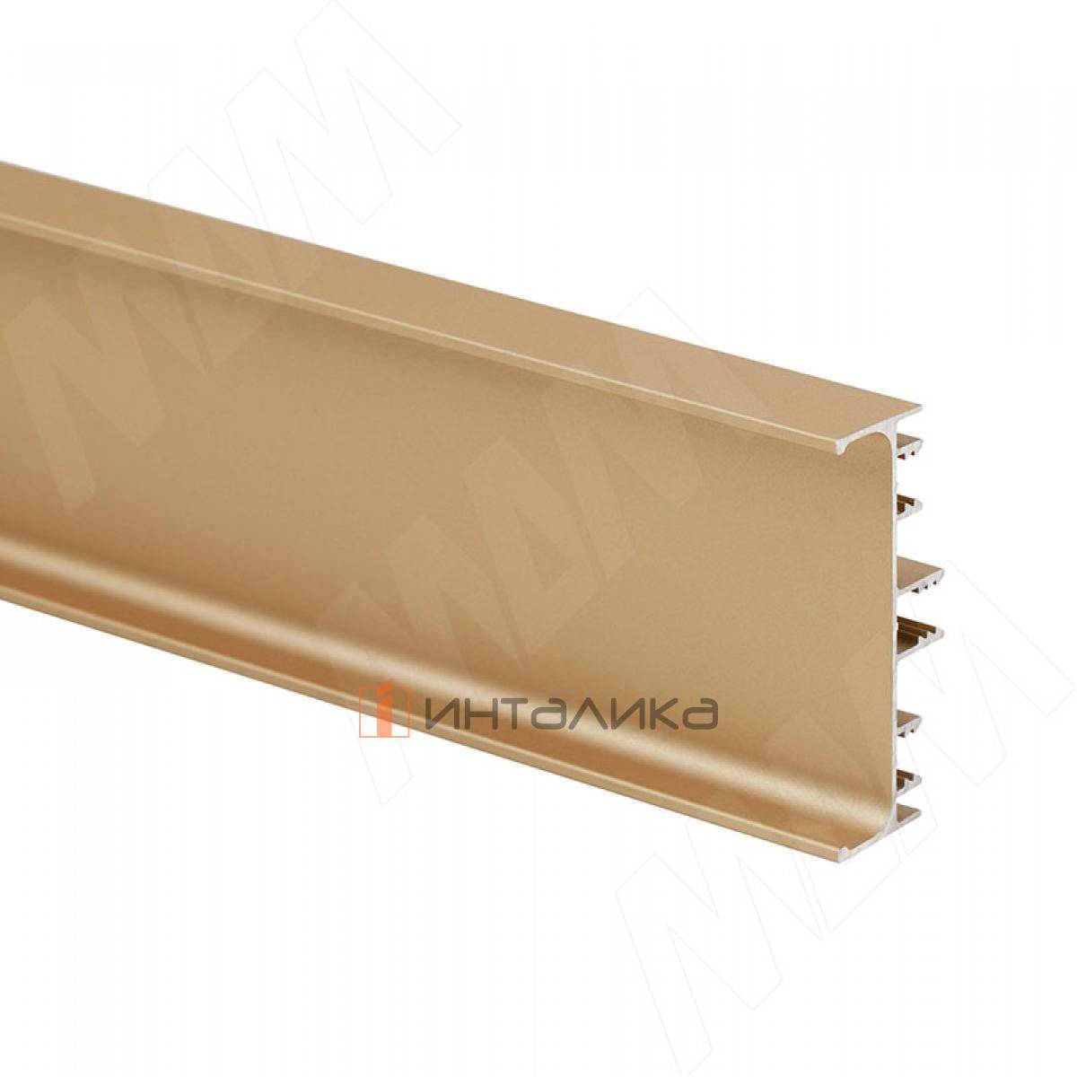 GOLATIME Универсальная профиль-ручка для среднего ящика, золото матовое, L-4200 (GL2.549A.4200.9716 RU)