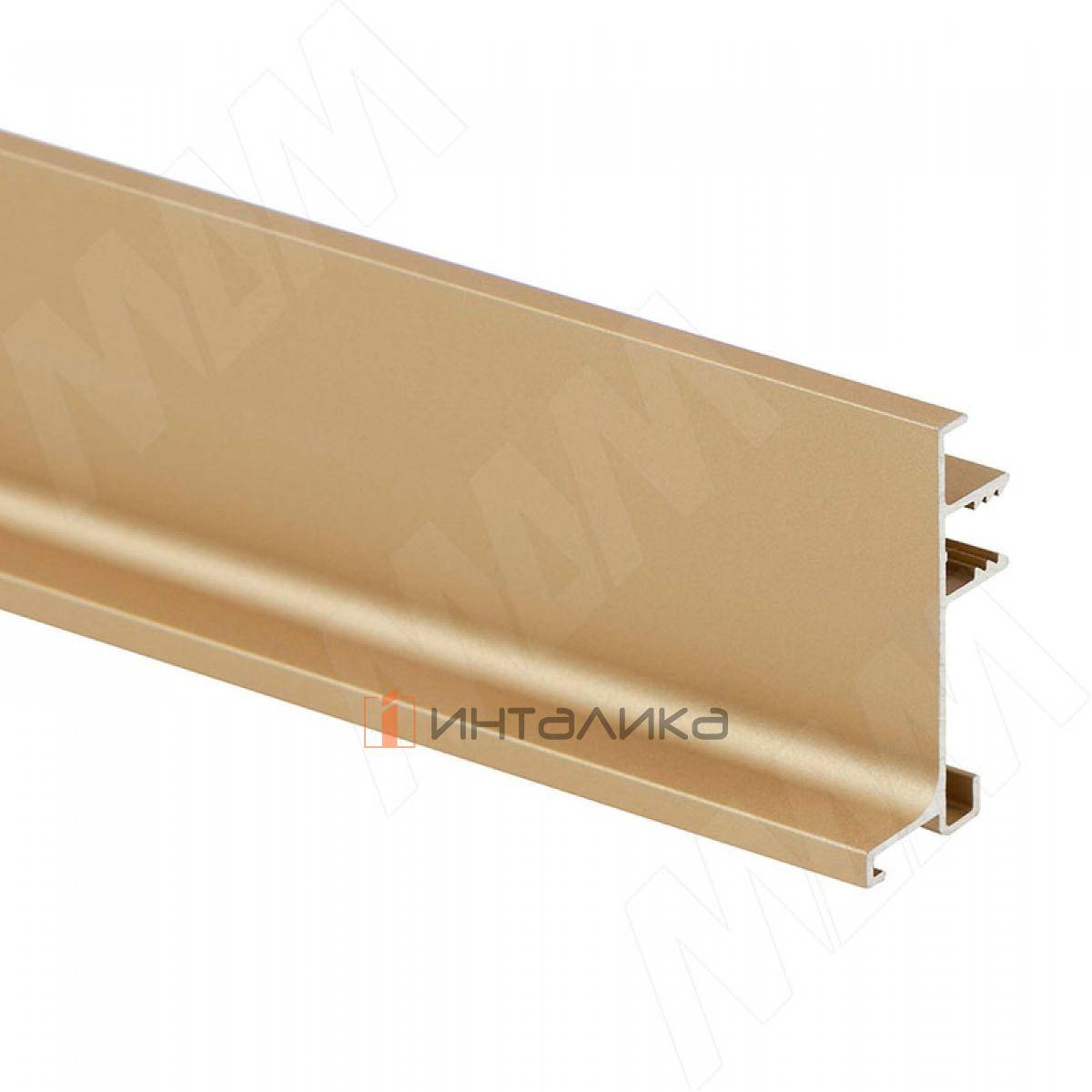 GOLATIME Универсальная профиль-ручка под столешницу, золото матовое, L-4200 (GL2.548A.4200.9716 RU)