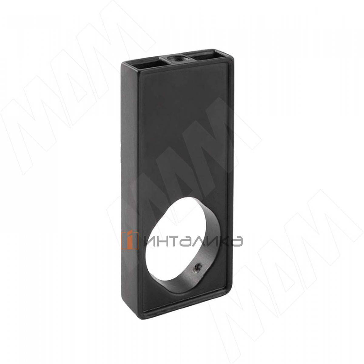 Штангодержатель универсальный (для трубы 15x30 мм и D25 мм), черный (WA0613SBL)