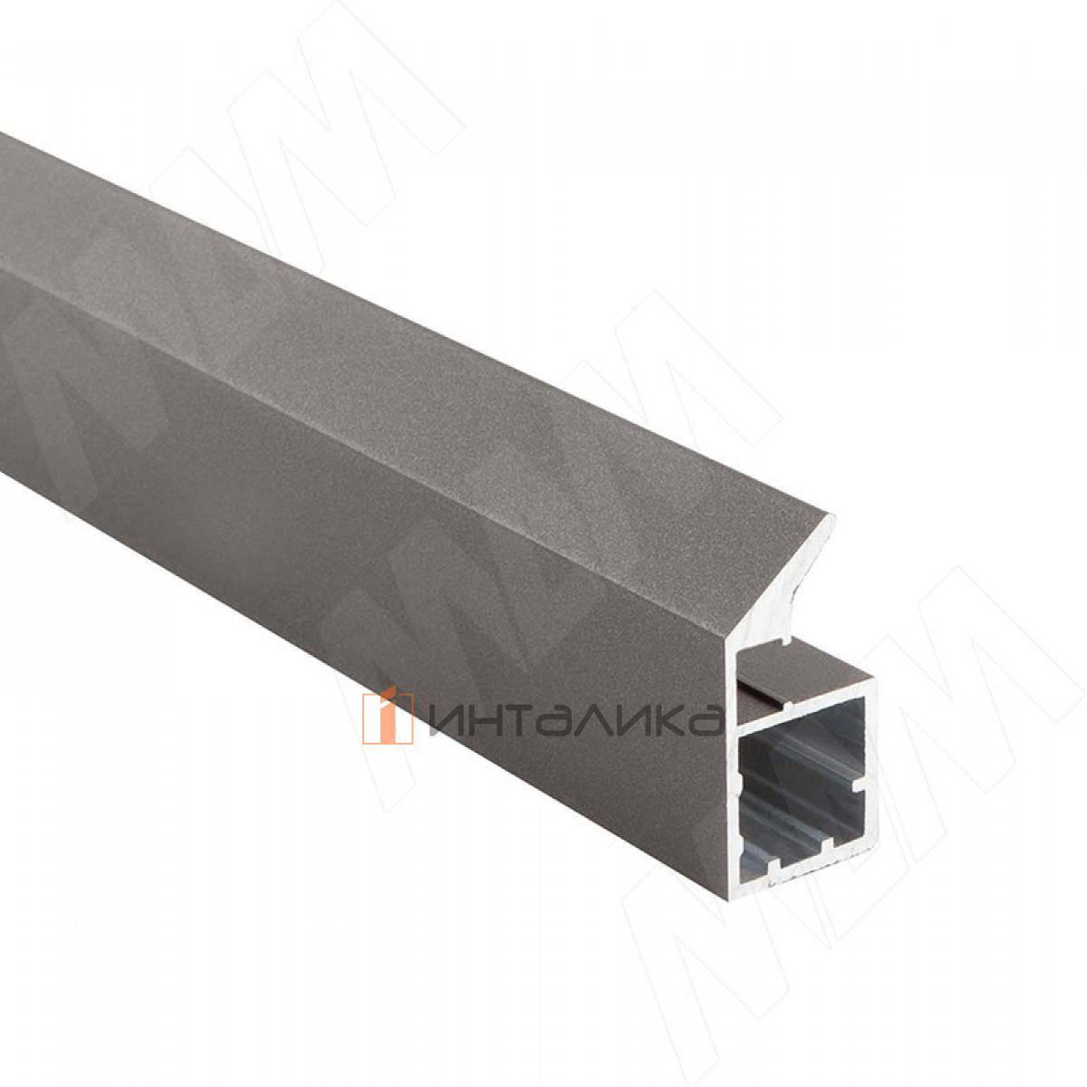 SECRET Профиль рамочный узкий, с наклонной ручкой, графит, L-5400 (FP00736TGP)