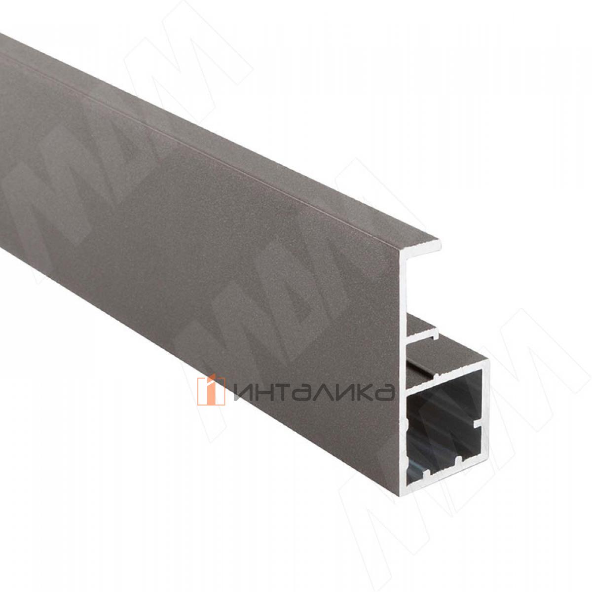 SECRET Профиль рамочный узкий, с интегрированной ручкой, графит, L-5400 (FP00736HGP)