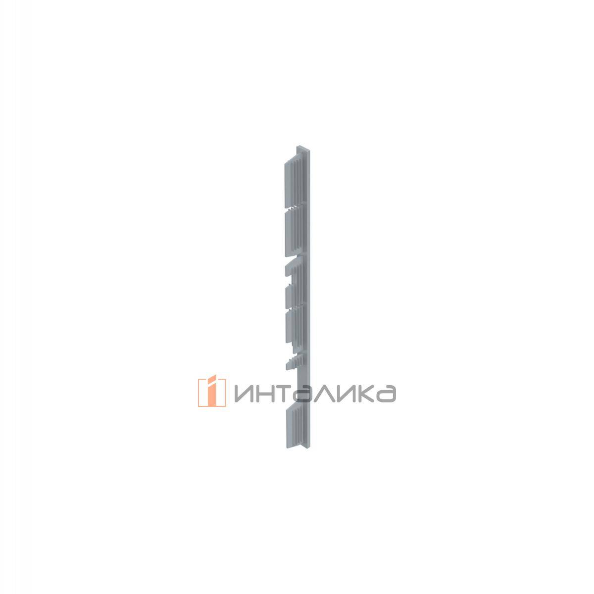 Торцевая заглушка для передней панели внутреннего ящика HETTICH АванТех Ю / AvanTech You, H139, серебристый