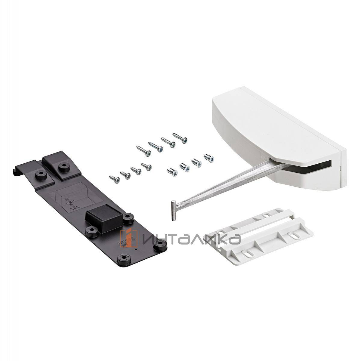 Механизм Открывание нажатием, бесшумное закрывание / Pull to Move Silent для HETTICH ВингЛайн / WingLine L, исполнение тяжелый / Heavy, ширина створки до 600, правый, белый