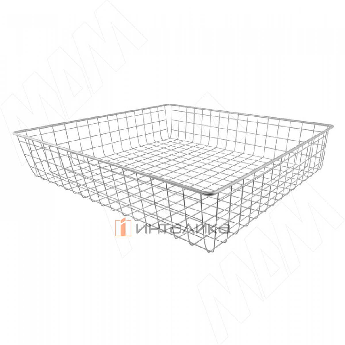BASE Корзина сетчатая, 120x350x400 мм, металлик серебристый серебристый (КС123540)